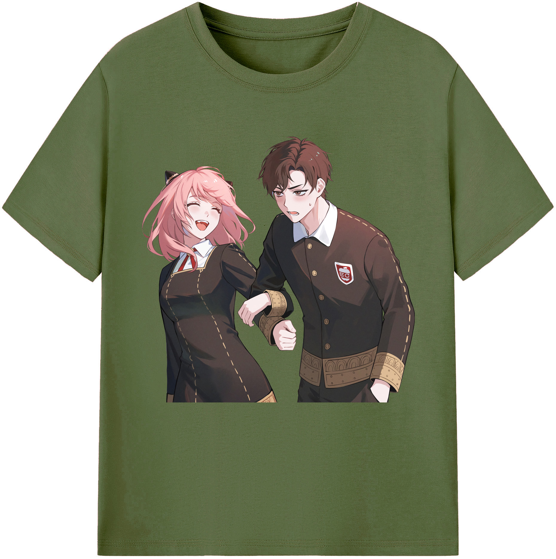 （画像用） SPY×FAMILY间谍家家酒 綿100％半袖Tシャツ（フロントプリント）